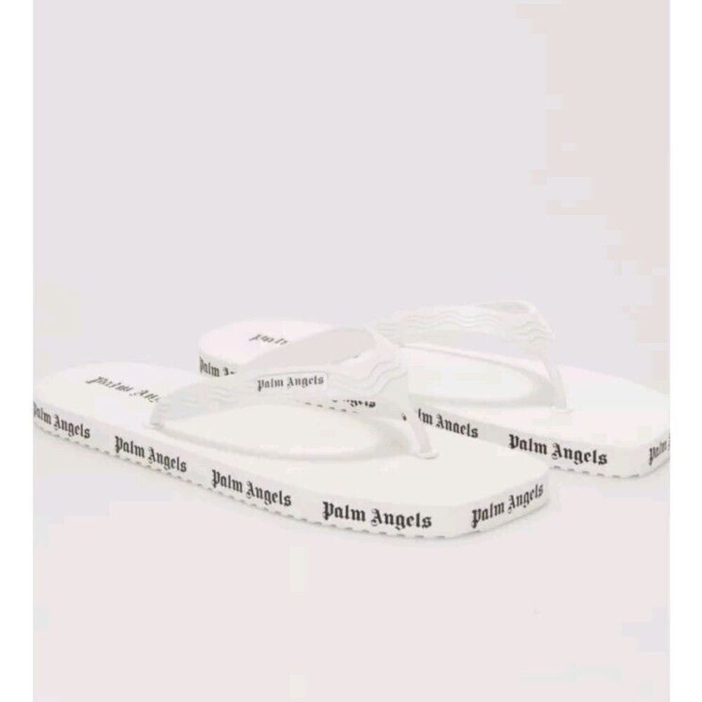 PALM ANGELS LOGO FLIP FLOPS WOMEN SANDALS shoes Size 38 New